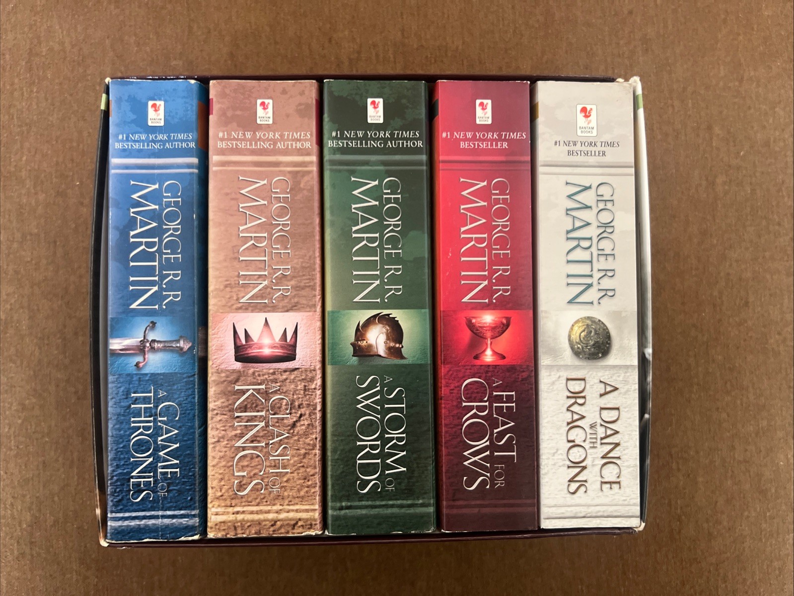 George R. R. Martin Game of Thrones 5-Book Set (A Song of Ice and Fire)
