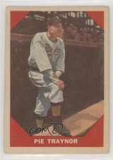 1960 Fleer Baseball Greats Pie Traynor #77 HOF z6d