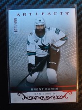 2021-22 UD Artifacts - Brent Burns - Ruby Parallel /499 - San Jose Sharks🔥