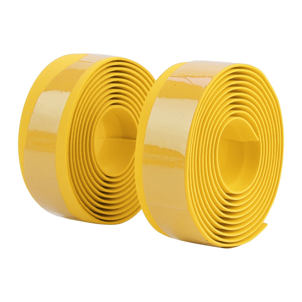 2 Lightweight EVA Bike Handlebar Tape Skid-Proof For Cycling Enthusiast Black &