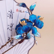 Ancient Style Silk Hairpin Handmade Hairpin Hanfu Hair Accessory Headdress