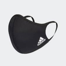 NEW! ADIDAS Black logo FACE MASK, WASH DRY REUSE, Unisex