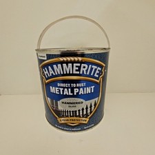 Hammerite Hammered Finish Metal Paint Silver 2.5L 8 Year Protection M
