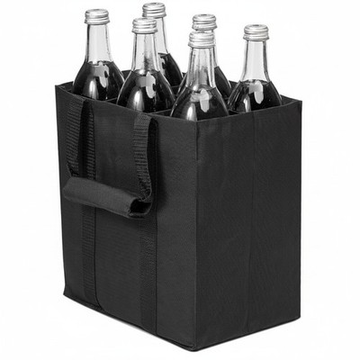 Flaschentasche 6 Fächer Wasser Wein Bier Transport Tasche Faltbar