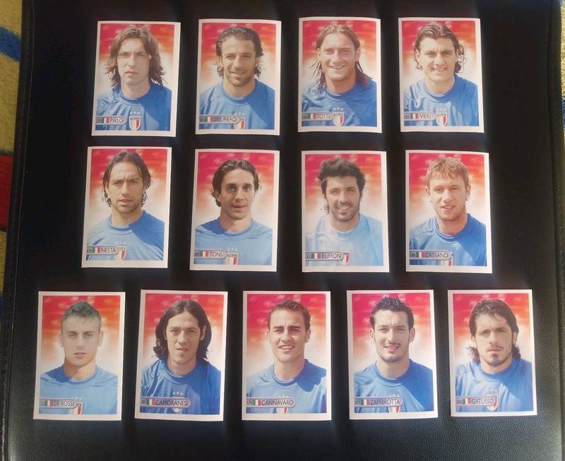 MUNDICROME COLOMBIA GERMANY 2006 WORLD CUP 13 ITALY TEAM TOTTI DEL PIERO BUFFON 