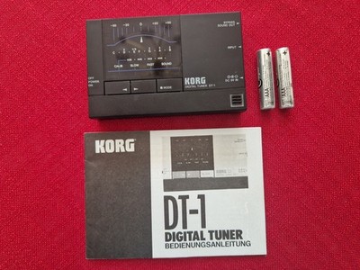 KORG Digital Tuner DT-1 mit Batterien, gut erhalten, mit Bedienungsanleitung