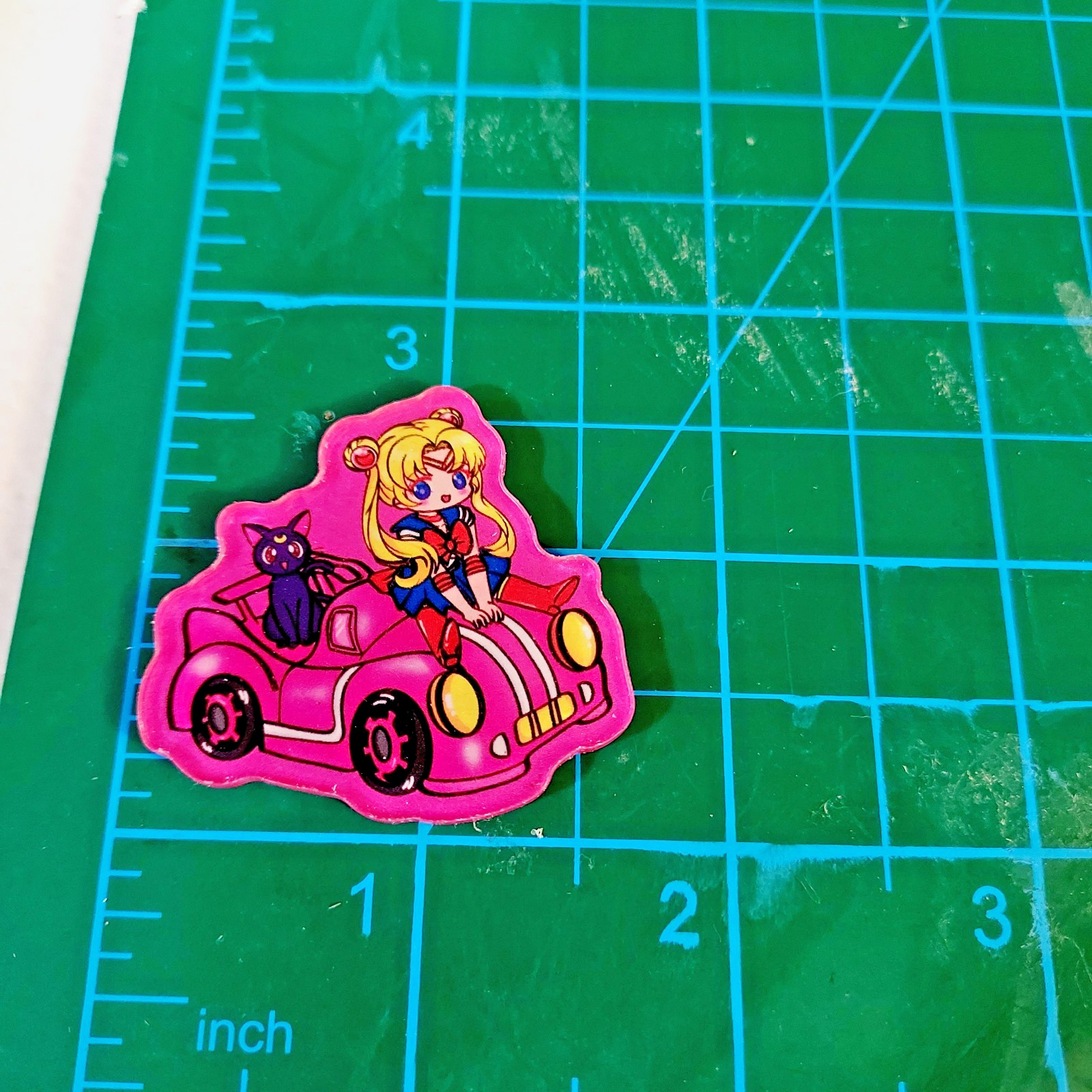 42 Kawaii Mixed Cartoon Acrylic Double Sided Flatback Planar Charms Cabochon Lot