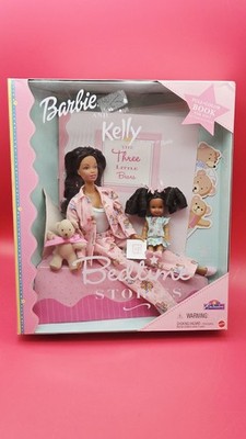 2000 Mattel Barbie & Kelly Bedtime Stories Toys 