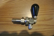 Stainless steel U014 "Economy safety faucet co." Momentary spigot. N.O.S
