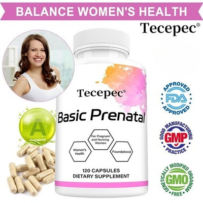 Basic Prenatal-With Folate Multi For Pregnant&Breastfeeding Women 30/60/120 Caps