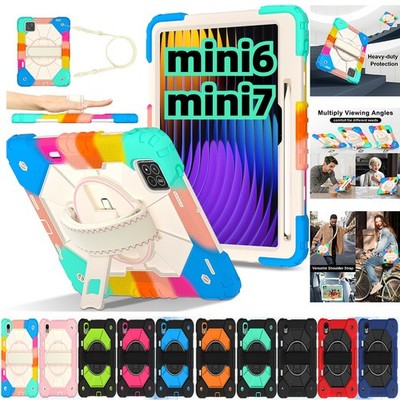 Sturzfeste Schutzhülle mit Trageschlaufe für iPad Mini 7. Gen 2024 (A17 Pro)