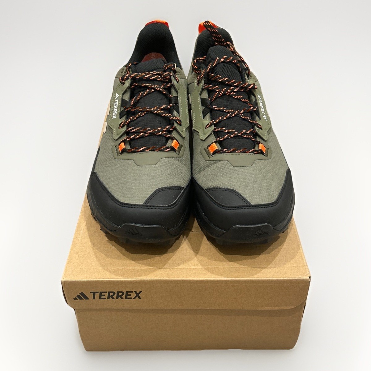 Size 10.5 - adidas Terrex AX4 GORE-TEX Olive Strata Wonder Beige