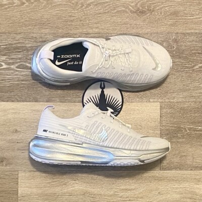 Nike ZoomX Invincible Run 3 NBY  White Silver  FZ1427-100 Women s 9, Men s 7.5