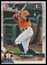 2018 Bowman Draft Alex McKenna Houston Astros