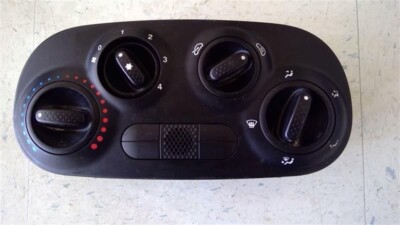 2012-2017 FIAT 500 A/C Heater Climate Control 2dr Manual Blk Face Plate OEM