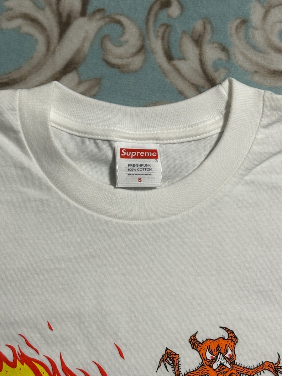 SUPREME THRASHER BACK TAIL TEE (WHITE) (SMALL) FW24 NIKE SB