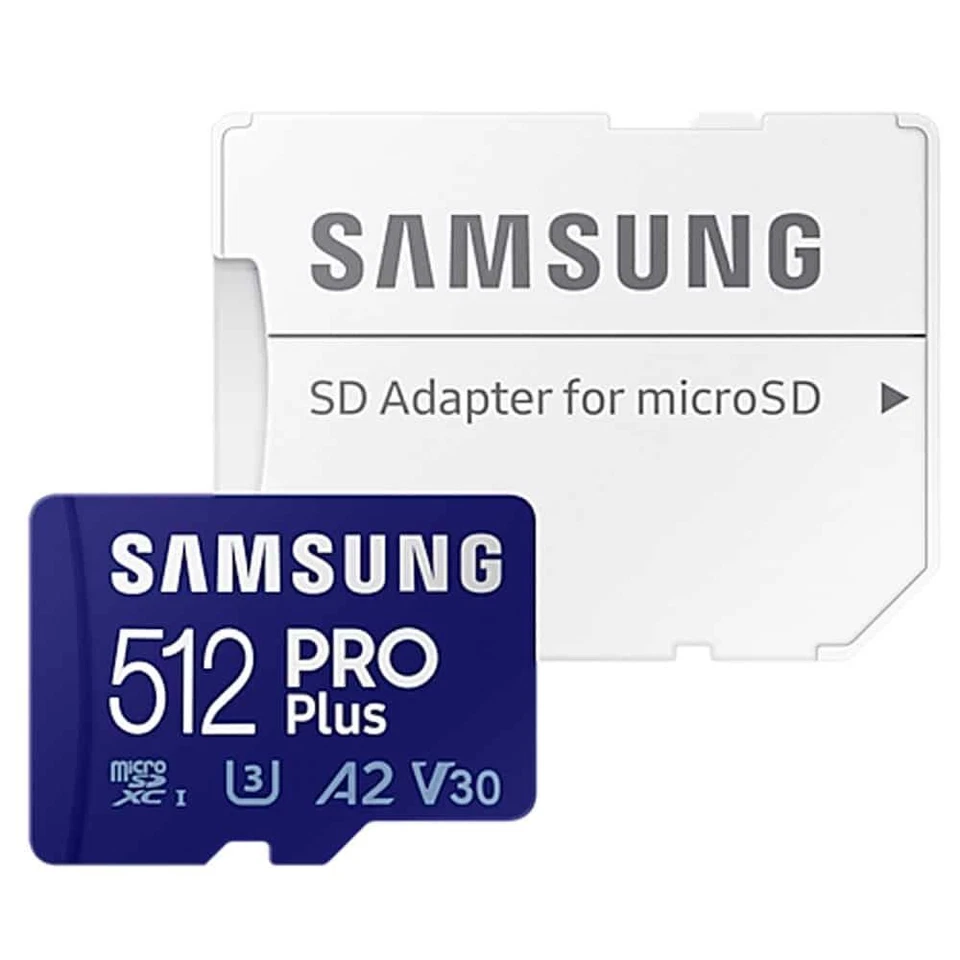 Samsung PRO PLUS microSD card 180MBs U3, V30, A2, & adapter 512GB MB-MD512SA/EU - Image 3 of 4