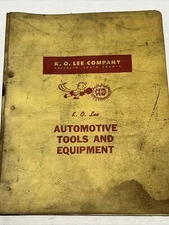 Used - Damaged 1970’s K.O. Lee Co. Tools And Equipment Catalog-Robison Harley D
