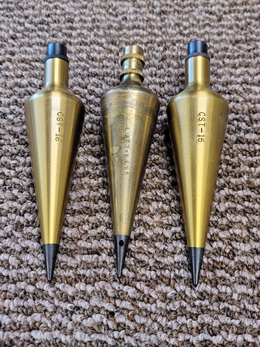 Berger Cst 16 Lutz 16 Plumb Bob 16 oz Brass eBay