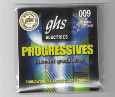 GHS Progressives Electric Guitar Strings (PRCL)
