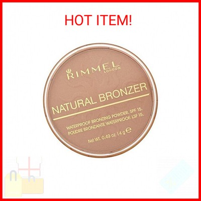 Rimmel London Natural - 022 Sun Bronze - Bronzer, Matte Finish, 0.49oz