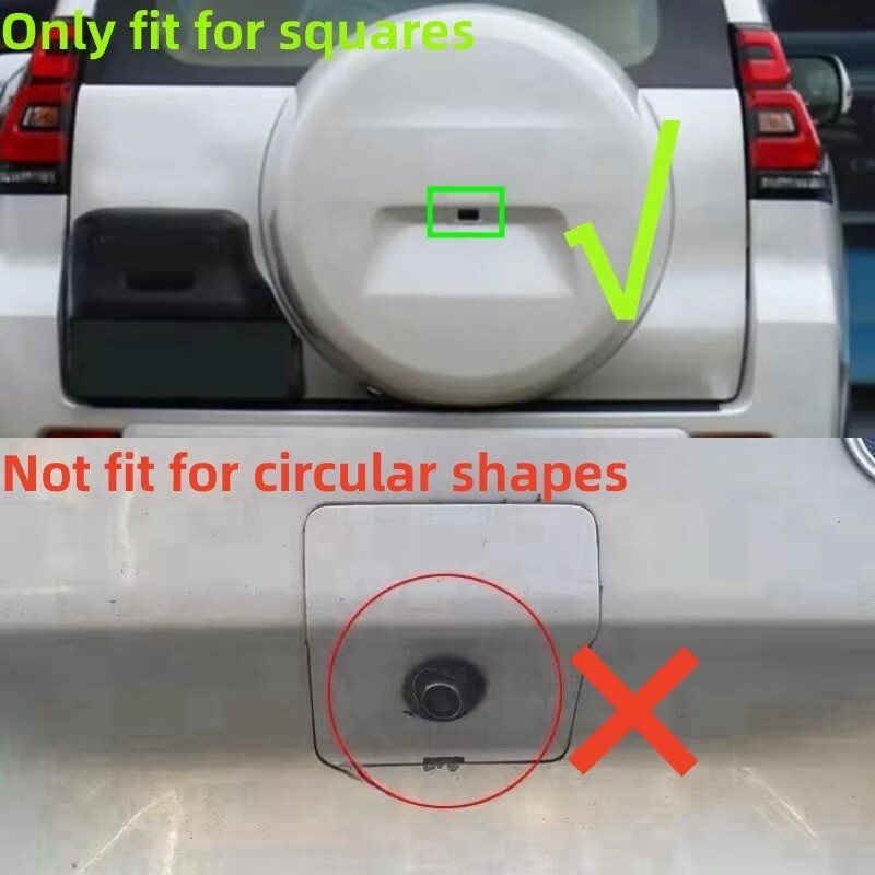 Trunk Tailgate Rear Spare Tire Wheel Camera Hole Cover For Toyota