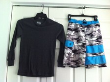  Lot Of 2 Boys Basic Editions Sweatshirt & OP...