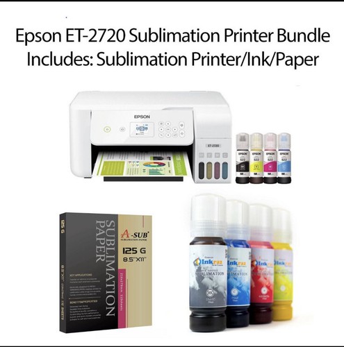 Epson ET-2803 Sublimation Ink Bundle Sublimation Printer / Paper / Ink |  eBay