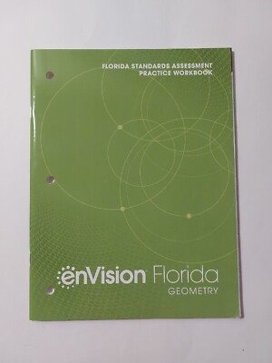 enVision Florida Geometry Assessment Practice Workbook -NEW