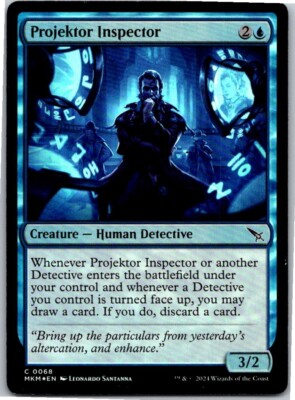 Magic the Gathering Foil Projektor Inspector Murders at Karlov Manor ...