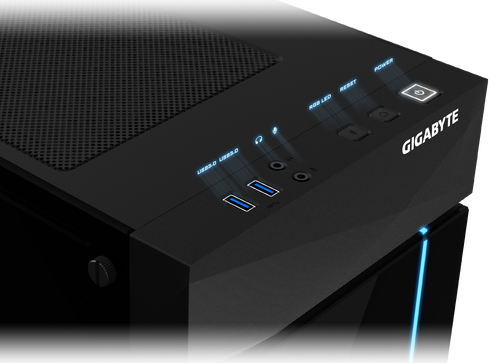 Gigabyte GB-C200G Midi Tower Gaming Gehäuse mit Sichtfenster - Bild 8 von 10
