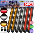 <!--F#f_0-->6x 15 LED Tail Lights UTE STOP Brake Indicator Reverse Slim Truck Trailer Lights<!--F/-->