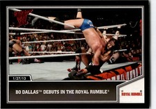 2013 Topps Best Of WWE  Bo Dallas Debuts in The Royal Rumble #83