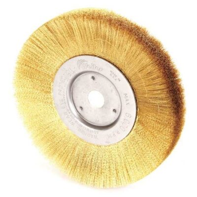 Weiler 93800 Crimped Wire Wheel Wire Brush, Arbor, 6''