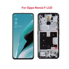 Original AMOLED For Oppo Reno2 F CPH1989 LCD Display Touch Screen Digitizer w/F