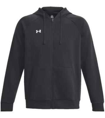 Under Armour Herren Sport Freizeit Sweatjacke Hoodie Rival Fleece FZ 1357111 001