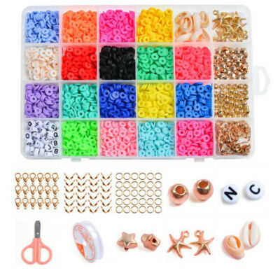 Schmuckherstellung Set Perlen für DIY Schmuck Armband, Halskette Set, Ohrring