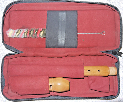 Sopran C Blockfloete AURA mit Tasche und Pflege SUPER