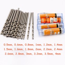 HSS Twist Drill Bit 1pcs - 100pcs Packs Diameter 0.5mm to 4mm For Steel & Wood