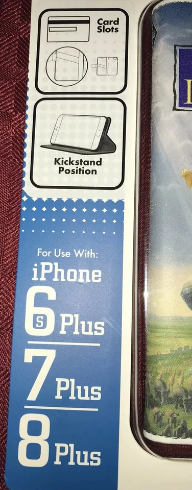 Disney VHS Rey León Apple iPhone 6S/7/8 Plus Cartera y Estuche con Soporte NUEVO Foto 2 de 4