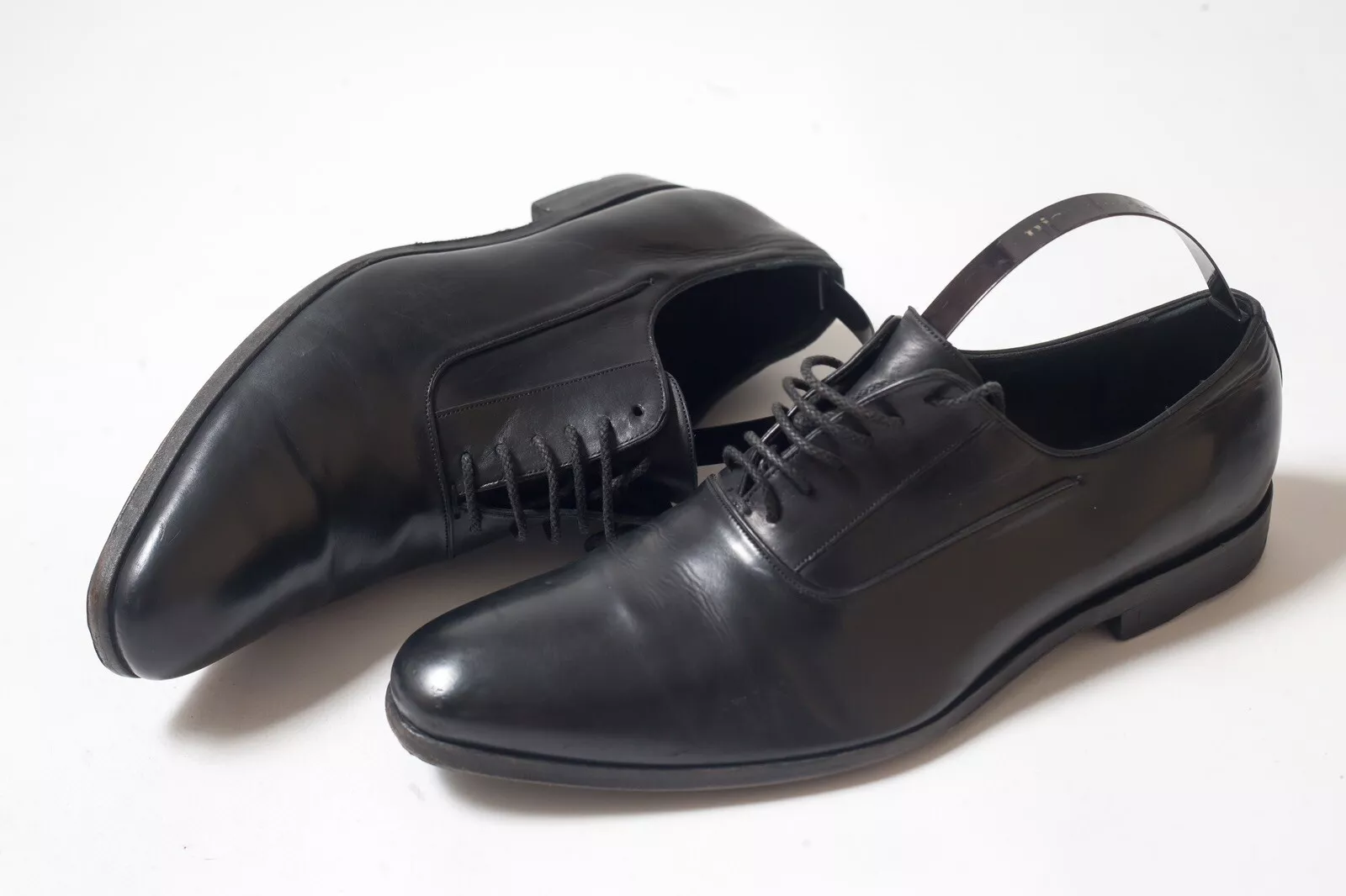 Chaussures habillées homme DIOR 14HBM cuir noir pointure EU 41 1/2 / US 8,5