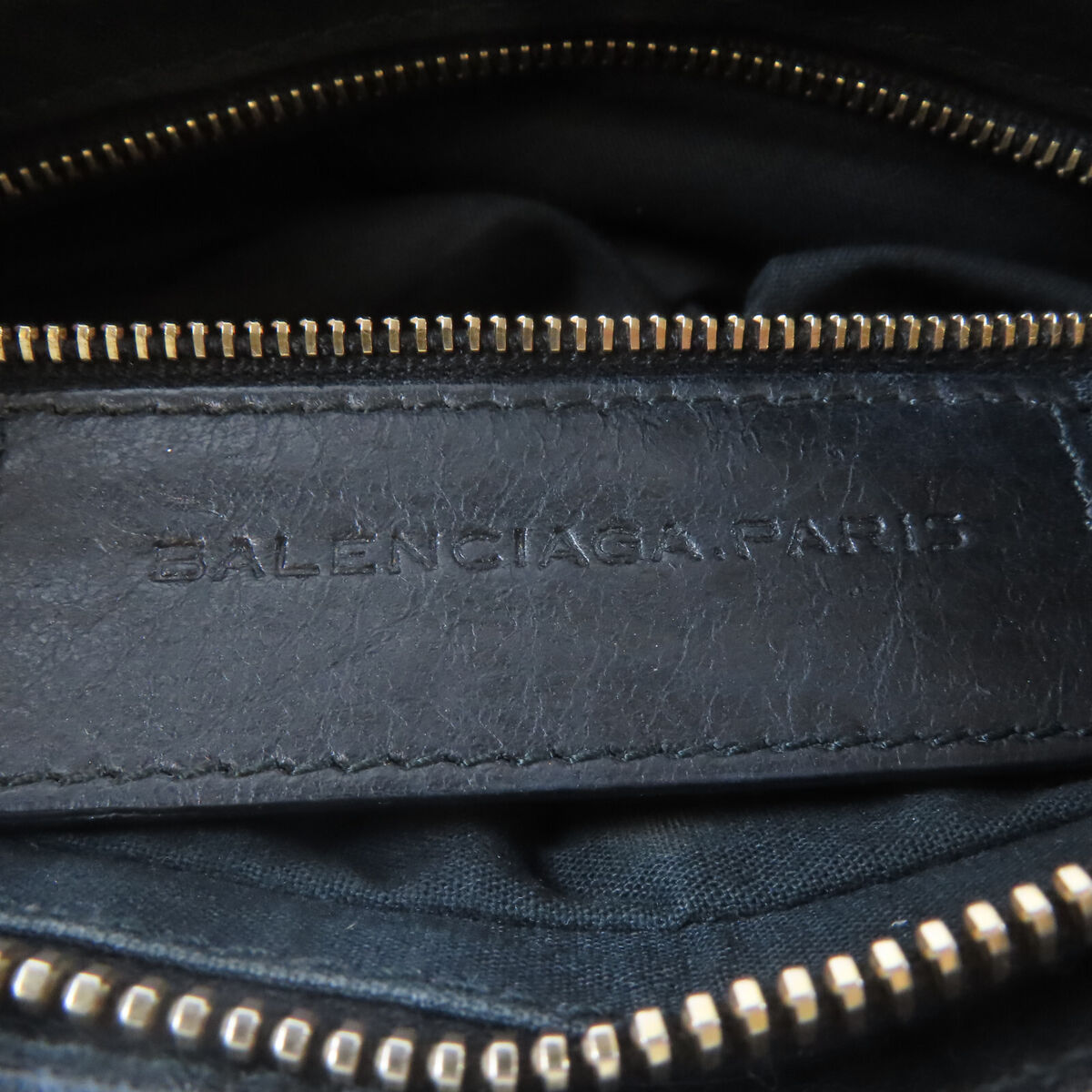 BALENCIAGA GHW Hip Bag Shoulder Bag Calfskin Leather Black BALENCIAGA GHW Hip Bag Shoulder Bag Calfskin Leather Black