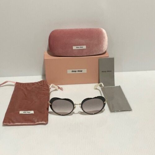 New Authentic MIU MIU MU57U Irregular Frame Sunglasses Women  display picture 3