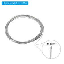 2Roll 99.99 High Purity Zinc Wire 21 Pure Zinc Beading Wire 0.8mm 16.4'/Roll