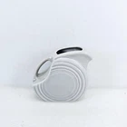 MINI DISK PITCHER creamer Pearl gray NEW FIESTA  5 OZ.