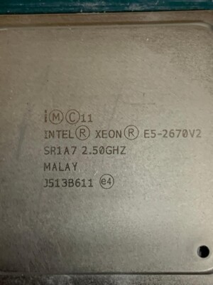 Lot of 3 intel E5-2670 v2 Sr1A7