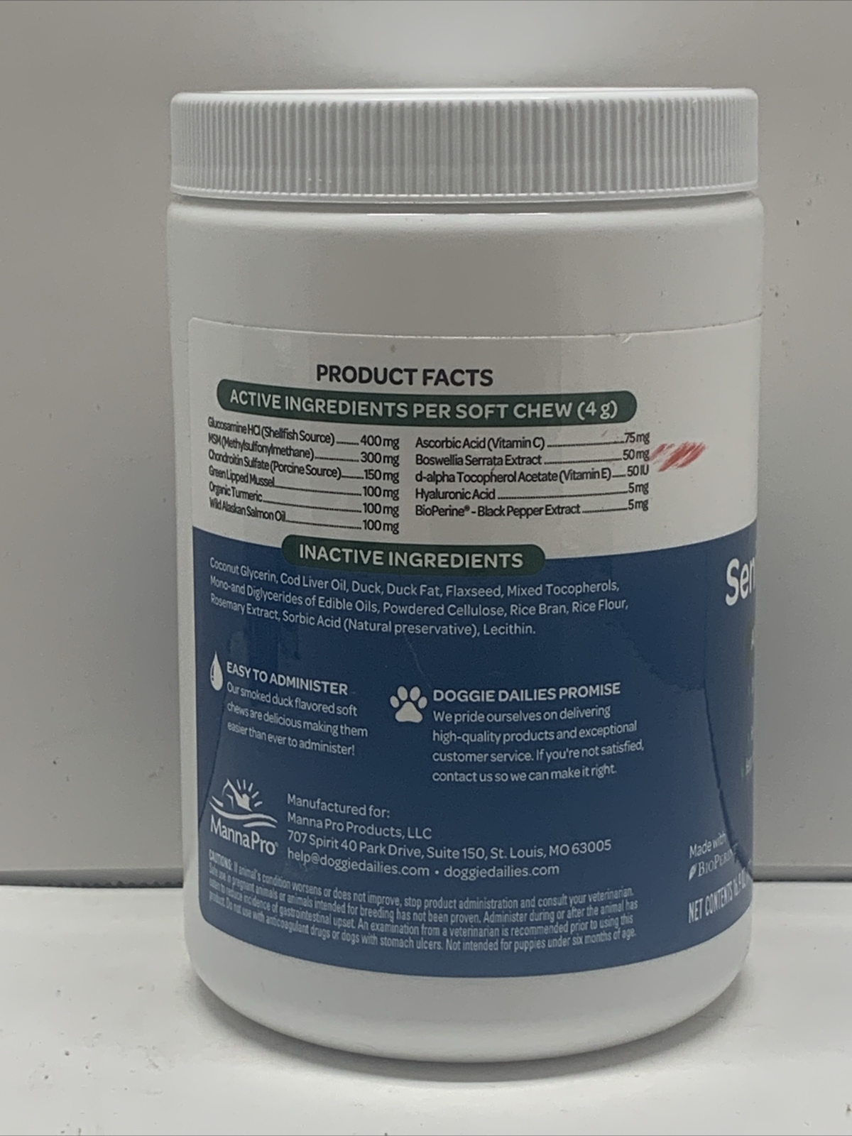 Doggie Dailies Glucosamine for Dogs Dog Joint Supplement with