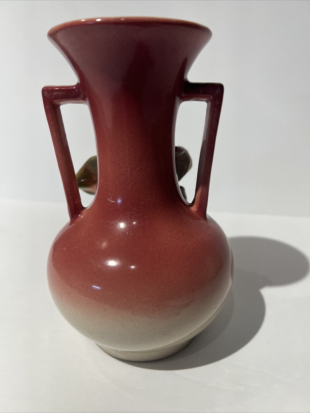 Vintage Ceramic Vase Classic Antique Style Cottage Core Pink Floral thumbnail 4