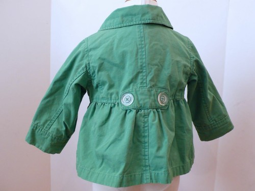 Chaqueta de algodón verde Kelly para niñas pequeñas BABYGAP talla 18-24 meses - Imagen 6 de 7