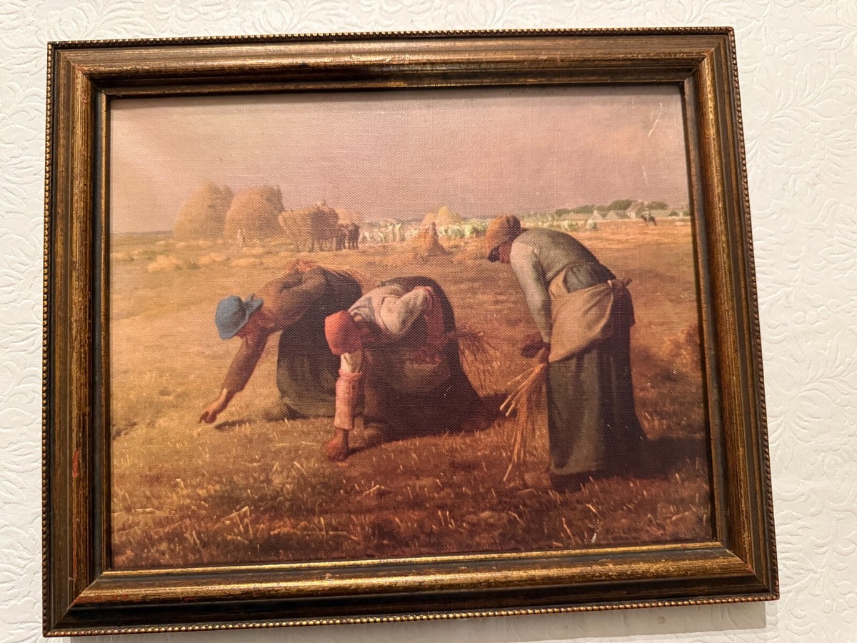 Gleaners Painting 1857 The Gleaners Van Gogh The Gleaners 1857 By Jean-Francois  Millet Copy-#, image size:1200x900